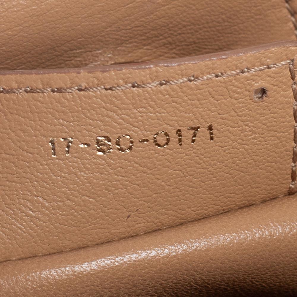 Dior Beige Gestepptes Cannage Leder Delices Gaufre Tote 3