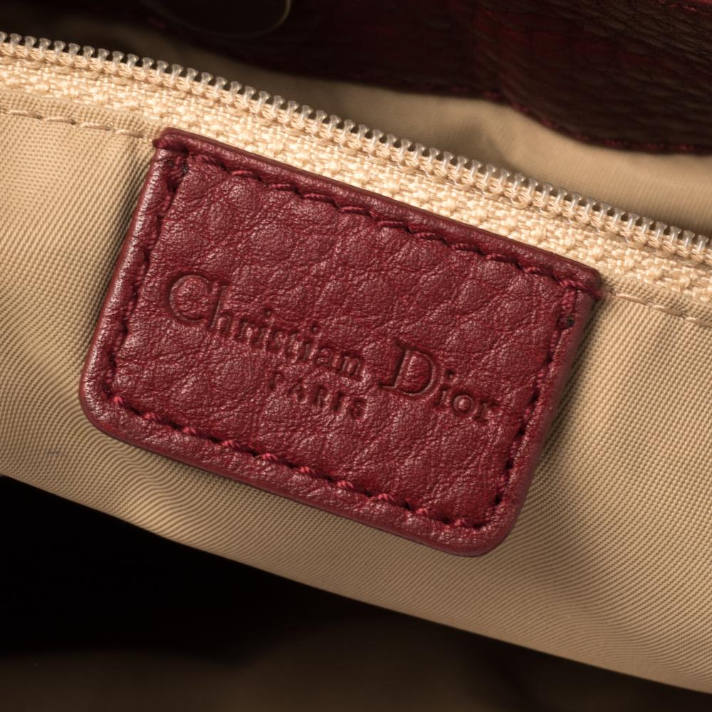 Dior Beige/Red Diorissimo Canvas Multi Pocket Shoulder Bag 5