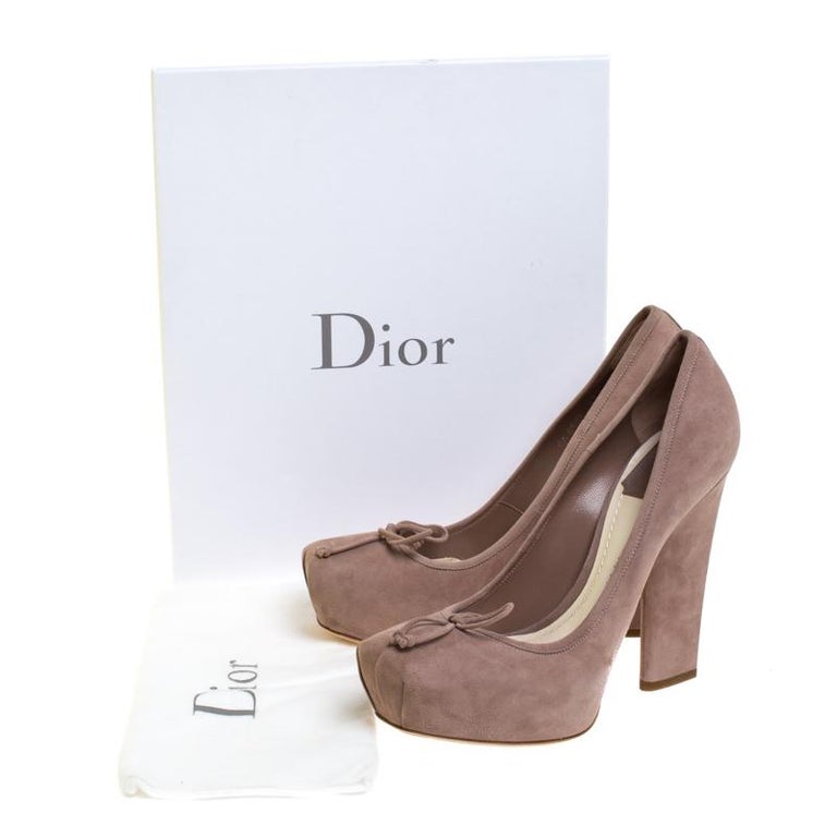 dior heels with bow