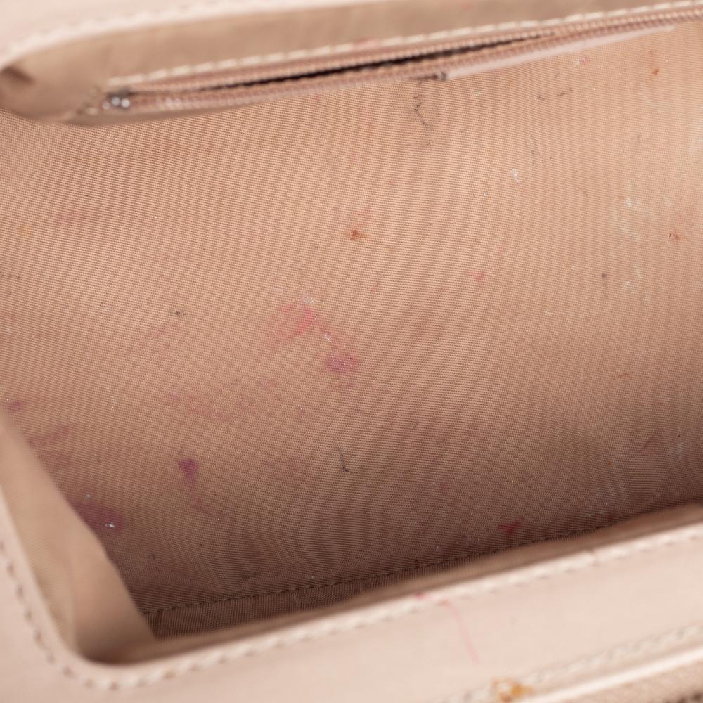 Dior Beige/Bianco in Tela Coates Diorissimo Romantique Trotter Satchel 7