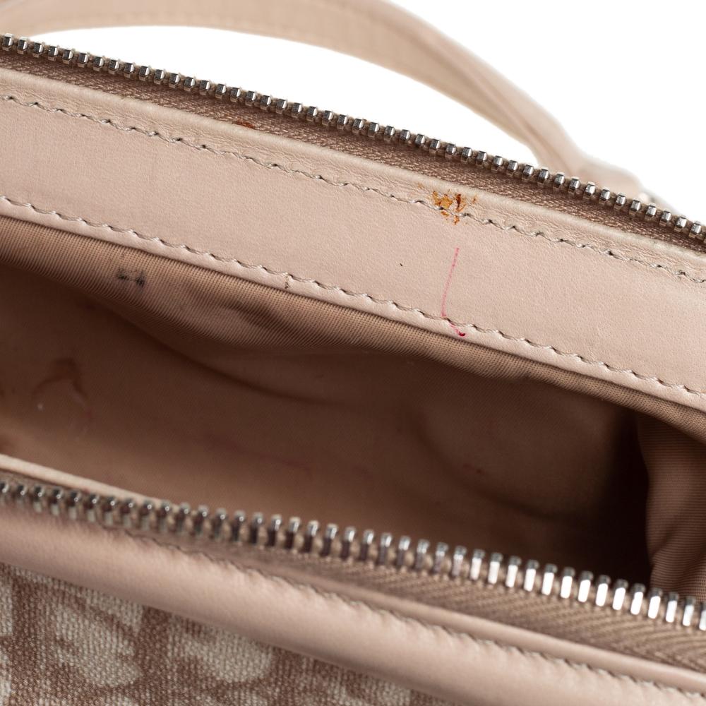 Dior Beige/Bianco in Tela Coates Diorissimo Romantique Trotter Satchel 9