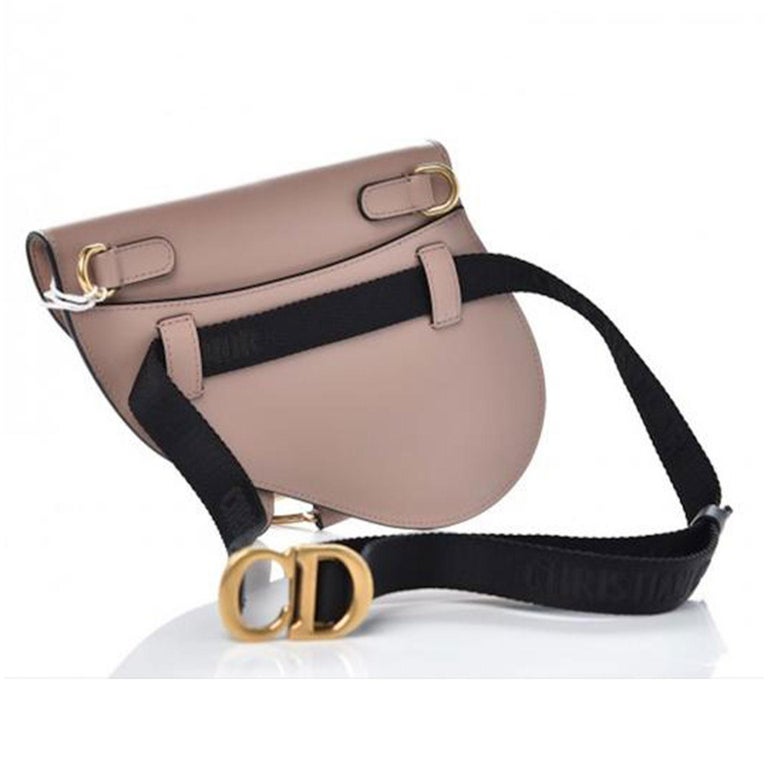 Dior Belt Waist Saddle Bumbag Limited Edition Soldout Blush Beige Pink