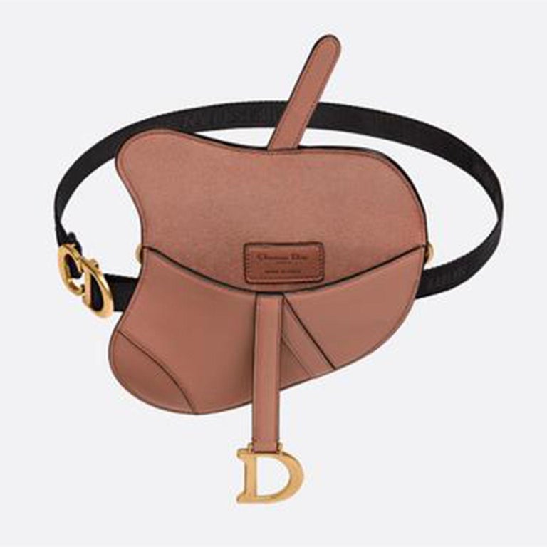 Dior Belt Waist Saddle Bumbag Limited Edition Soldout Blush Beige Pink