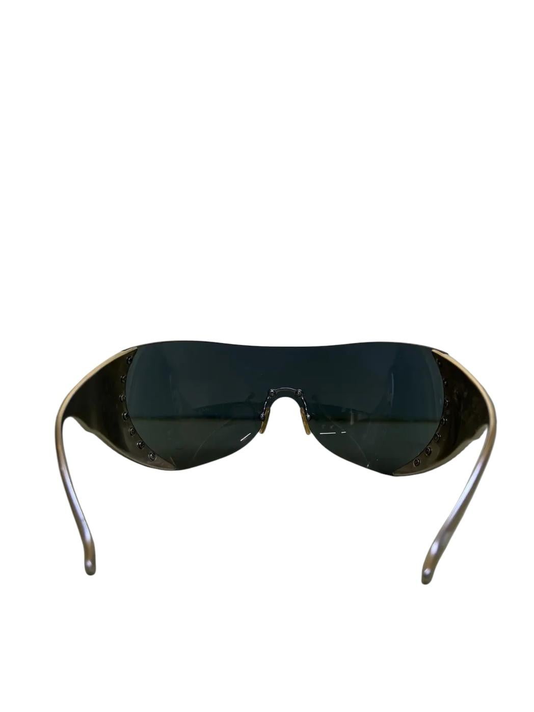 Dior Bike Oversized Rimless Ski Sunglasses For Sale 1