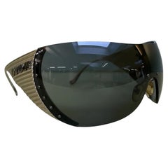 Dior Fahrrad Übergroße Randlose Ski-Sonnenbrille