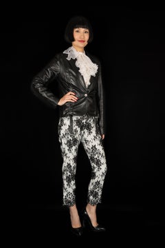 Dior Black and White Lace Pants, 2005