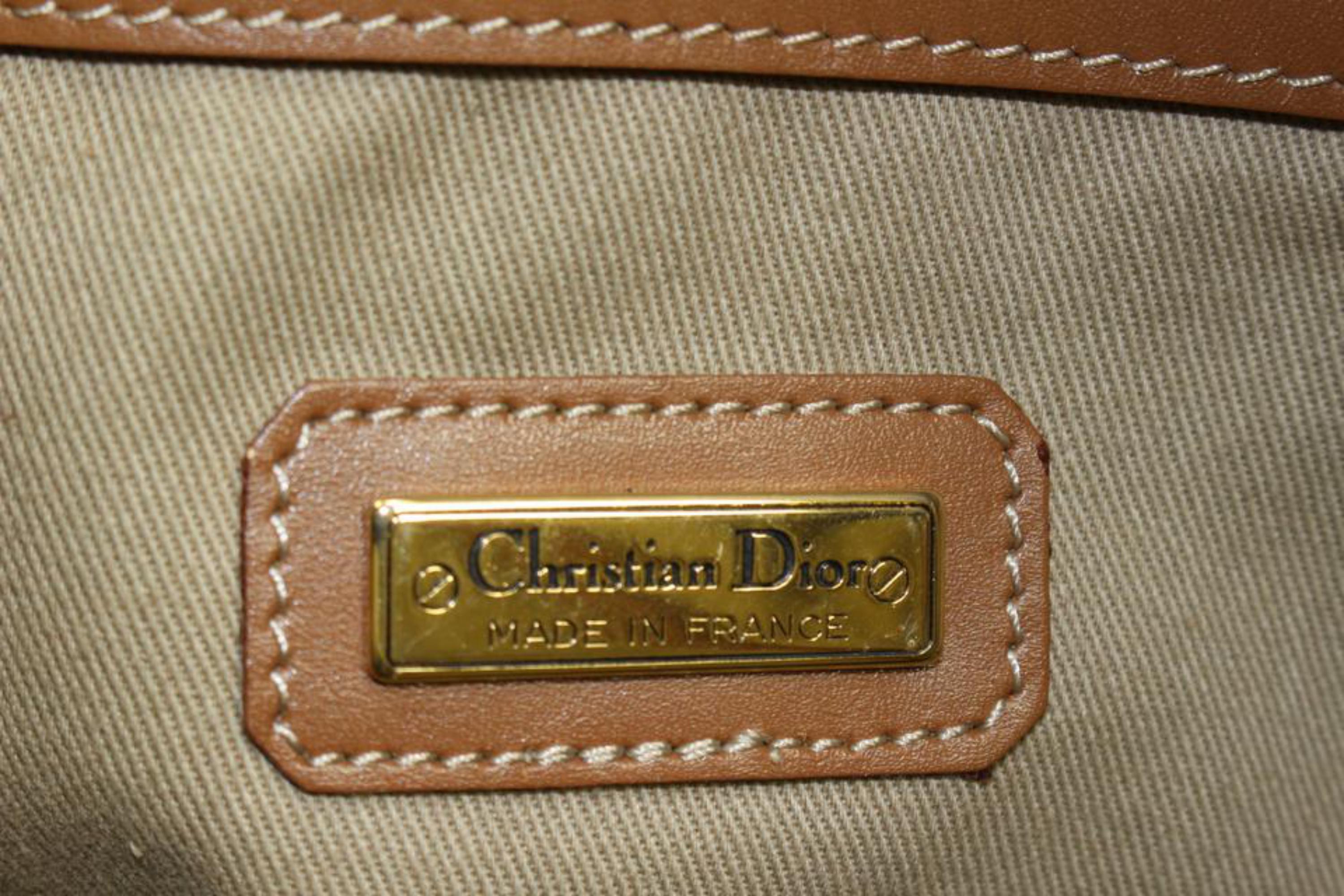 Gray Dior Black Brown Monogram Trotter Honeycomb Convertible Duffle Bag 21d223s