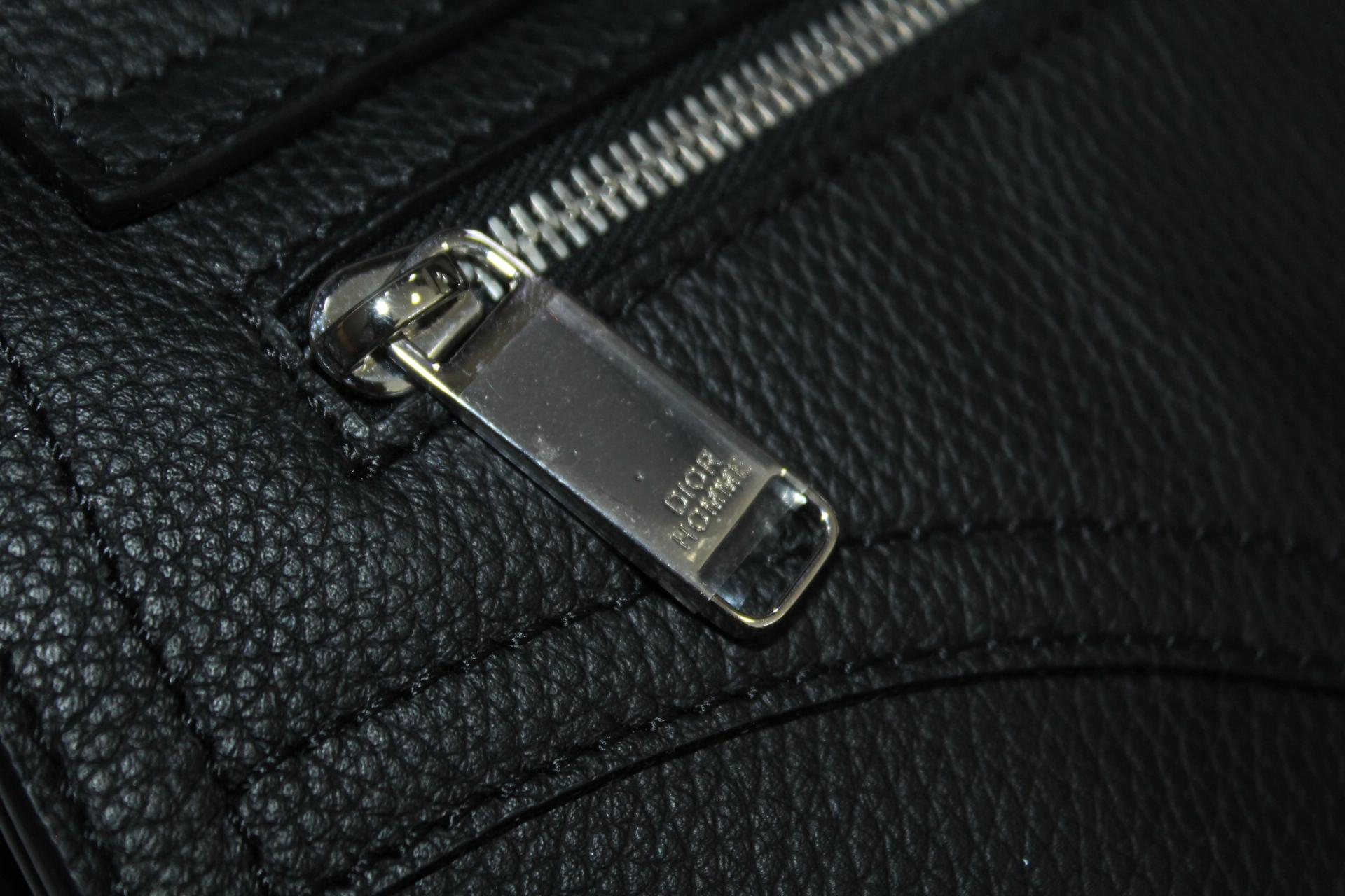 Dior Black Calf Leather Saddle Bag 1