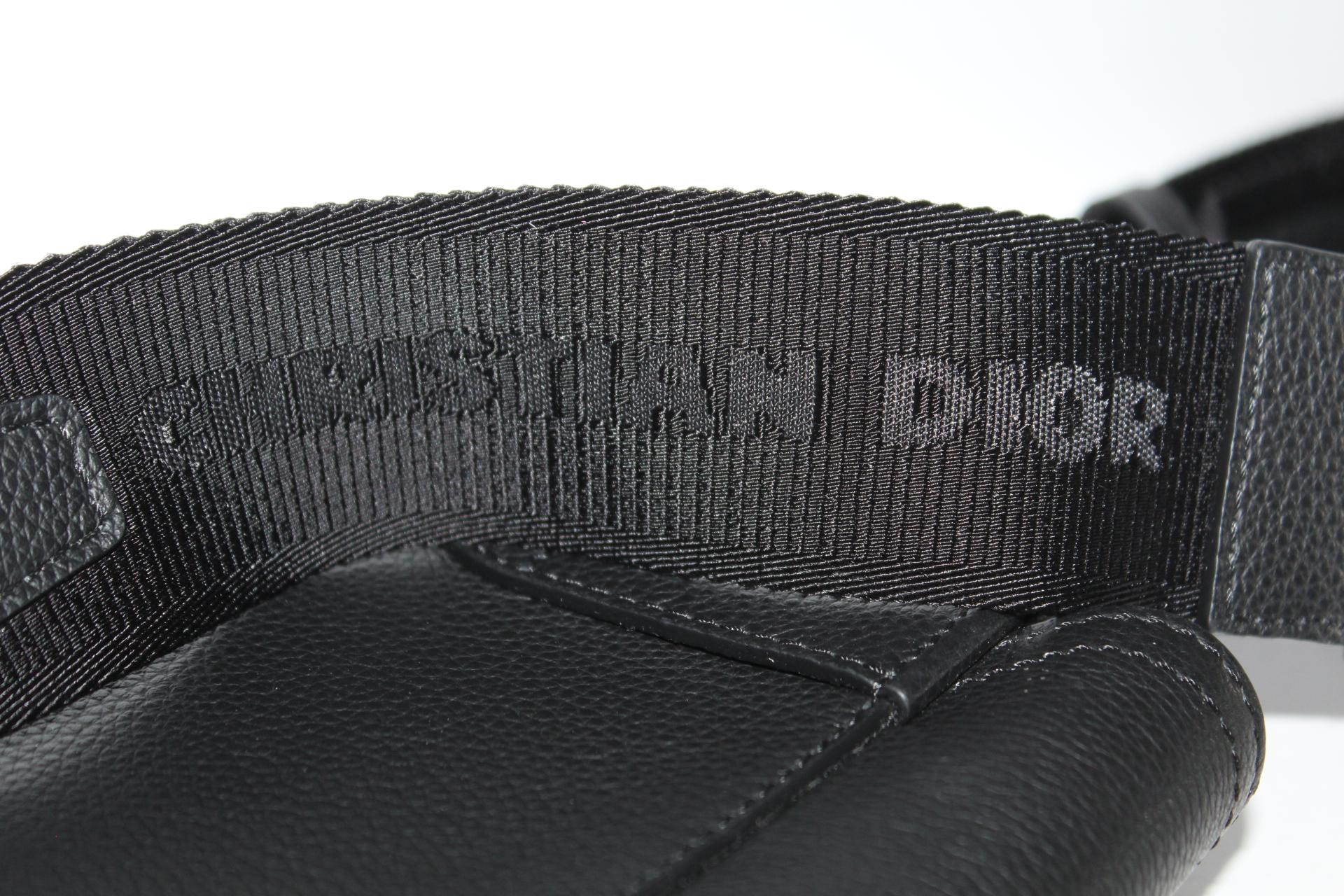 Dior Black Calf Leather Saddle Bag 3