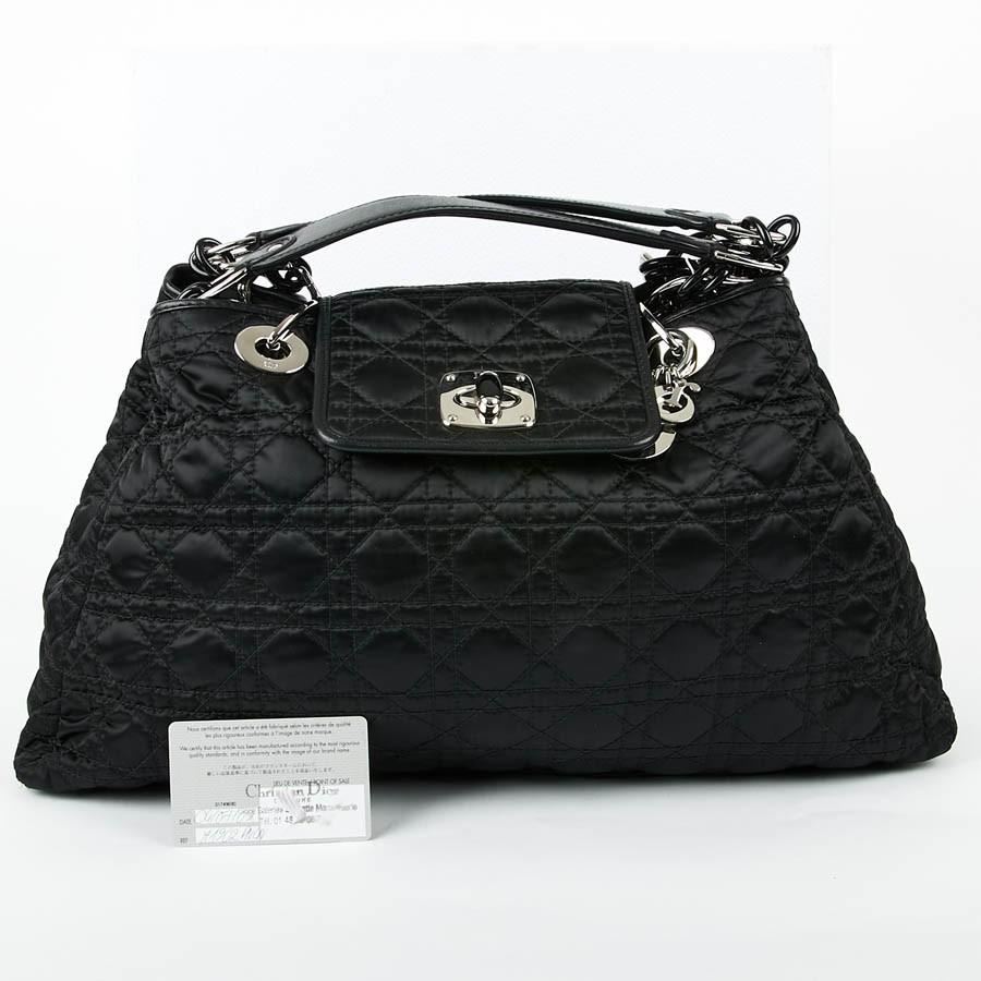 DIOR Black Cannage Bag 1