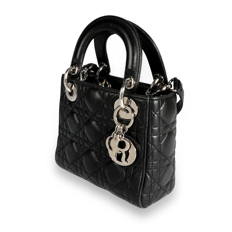 Mini Lady Dior Bag Black Cannage Lambskin