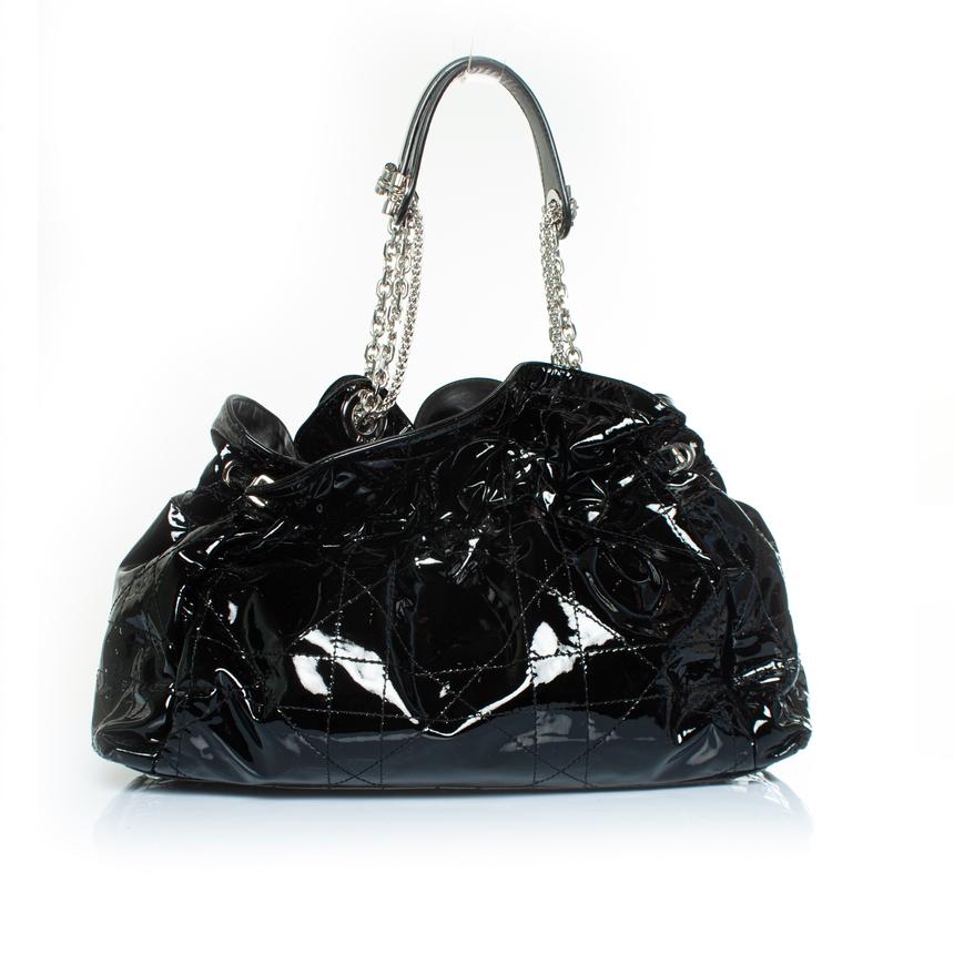 Dior, Black Cannage Le Trente shoulder bag In Excellent Condition For Sale In AMSTERDAM, NL