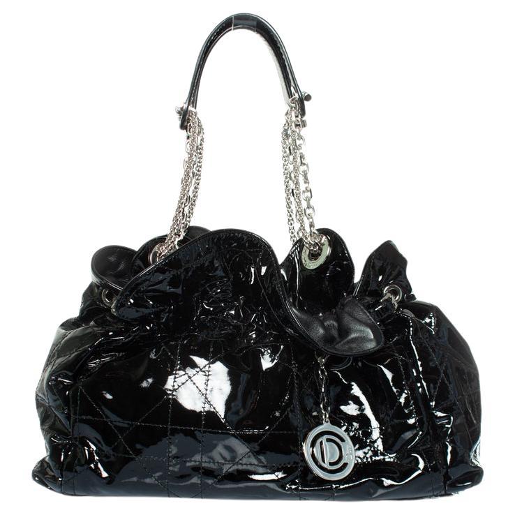 Dior, Black Cannage Le Trente shoulder bag For Sale