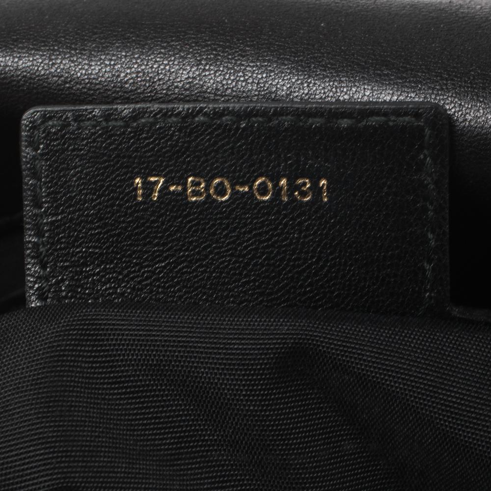 Dior Black Cannage Leder Delidior Umhängetasche mit Klappe 3