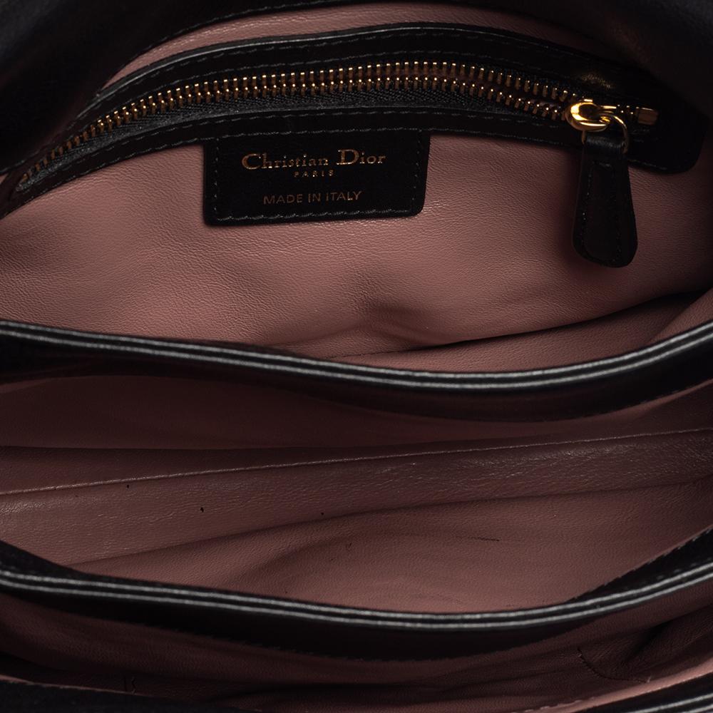 Dior Black Cannage Leather Diorling Shoulder Bag 1