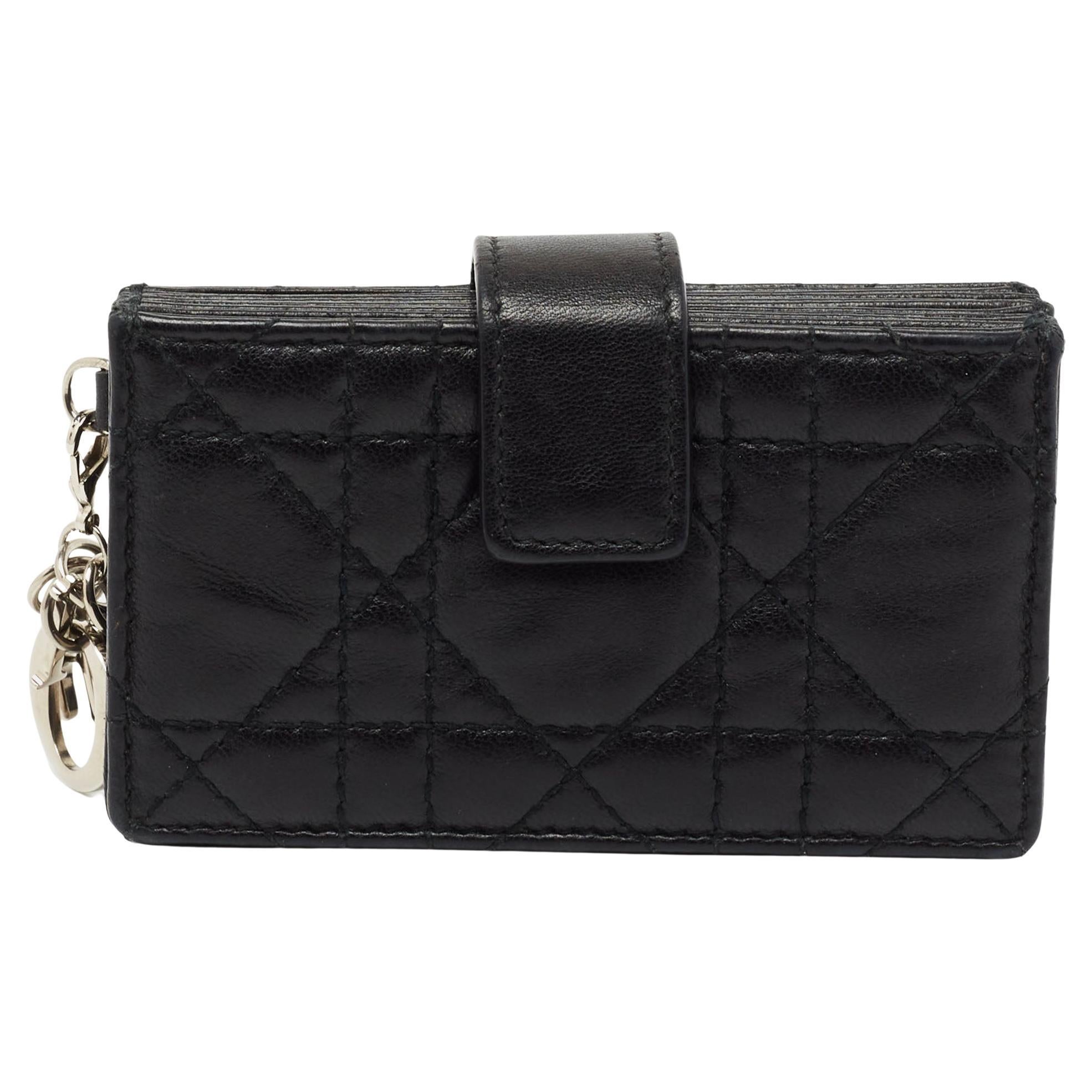 Lady Dior 5 Gusset Card Holder For Sale on 1stDibs lady dior 5