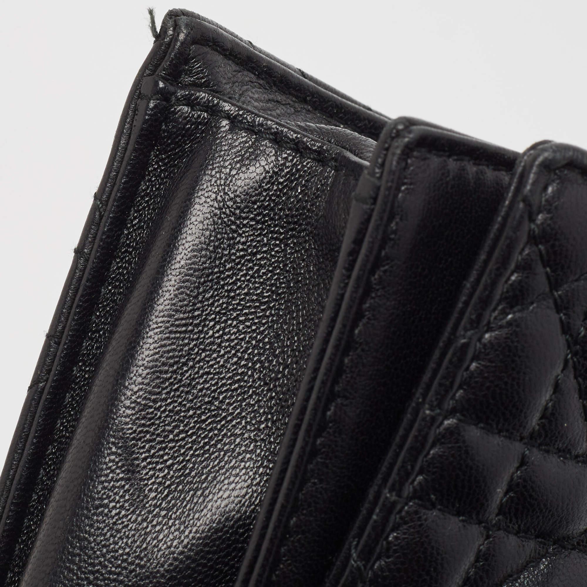Dior Black Cannage Leather Lady Dior Chain Clutch 6