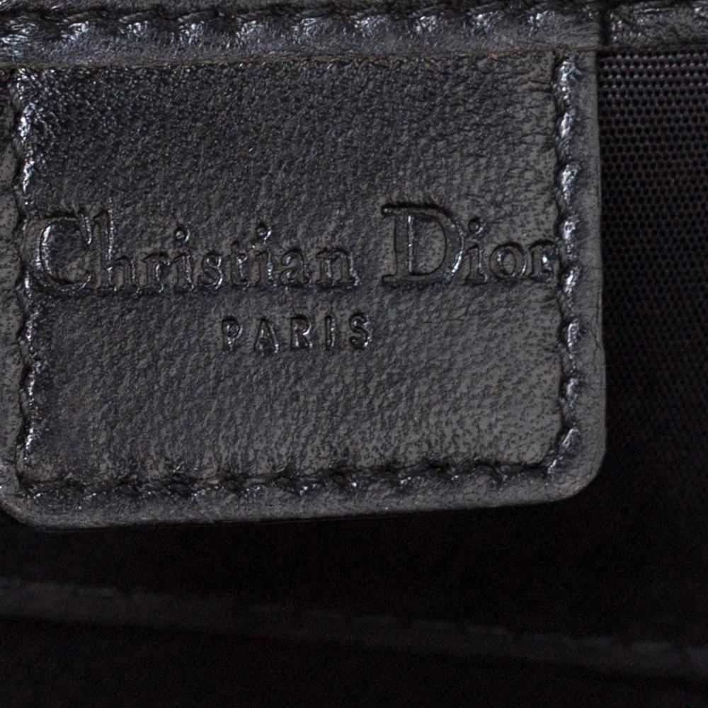 Dior Black Cannage Leather Lady Dior Chain Clutch 1