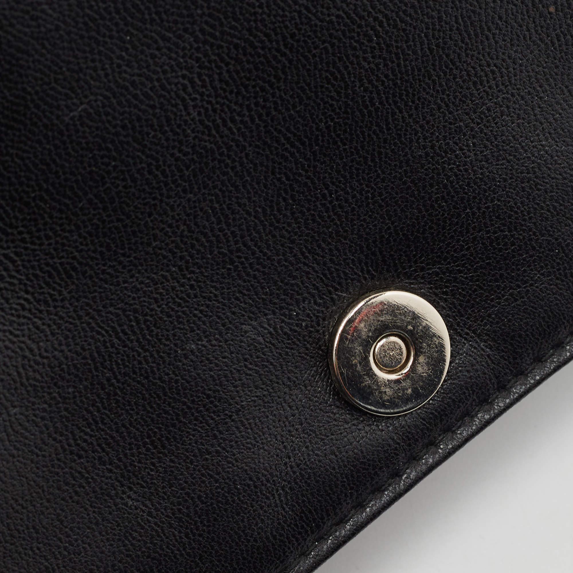 Dior Black Cannage Leather Lady Dior Chain Clutch 5