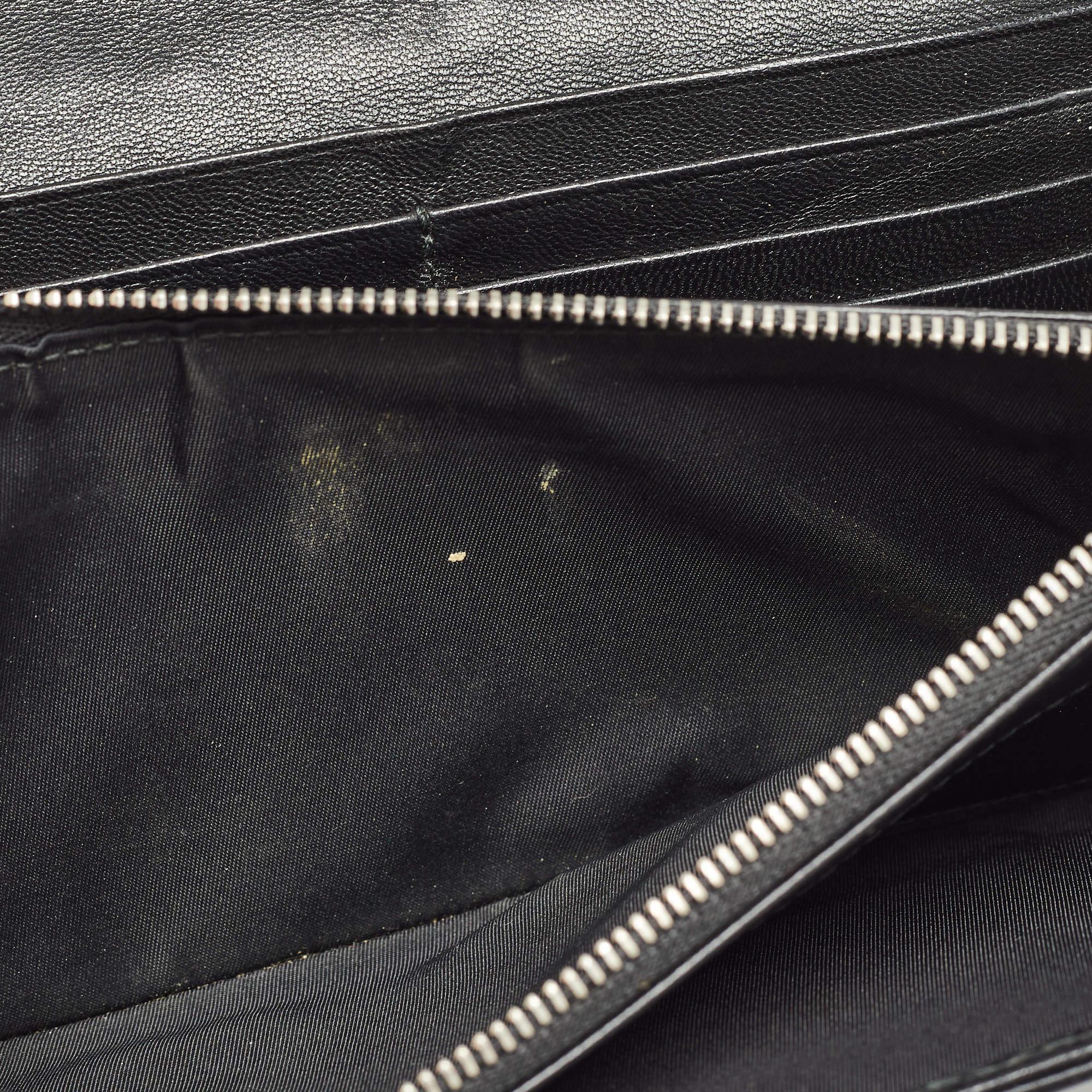 Cartera Continental Dior Cannage Negro Piel Dior Lady 4