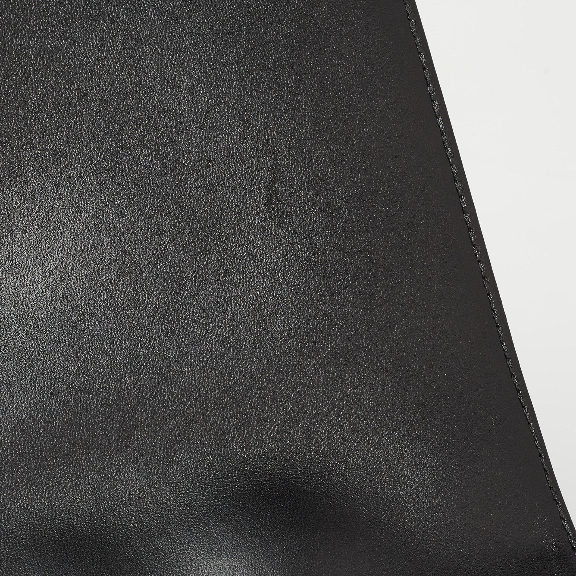 Dior Black Cannage Leather Large Caro Shoulder Bag 1