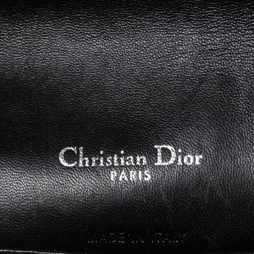 Dior Black Cannage Leather Large Miss Dior Flap Bag 6