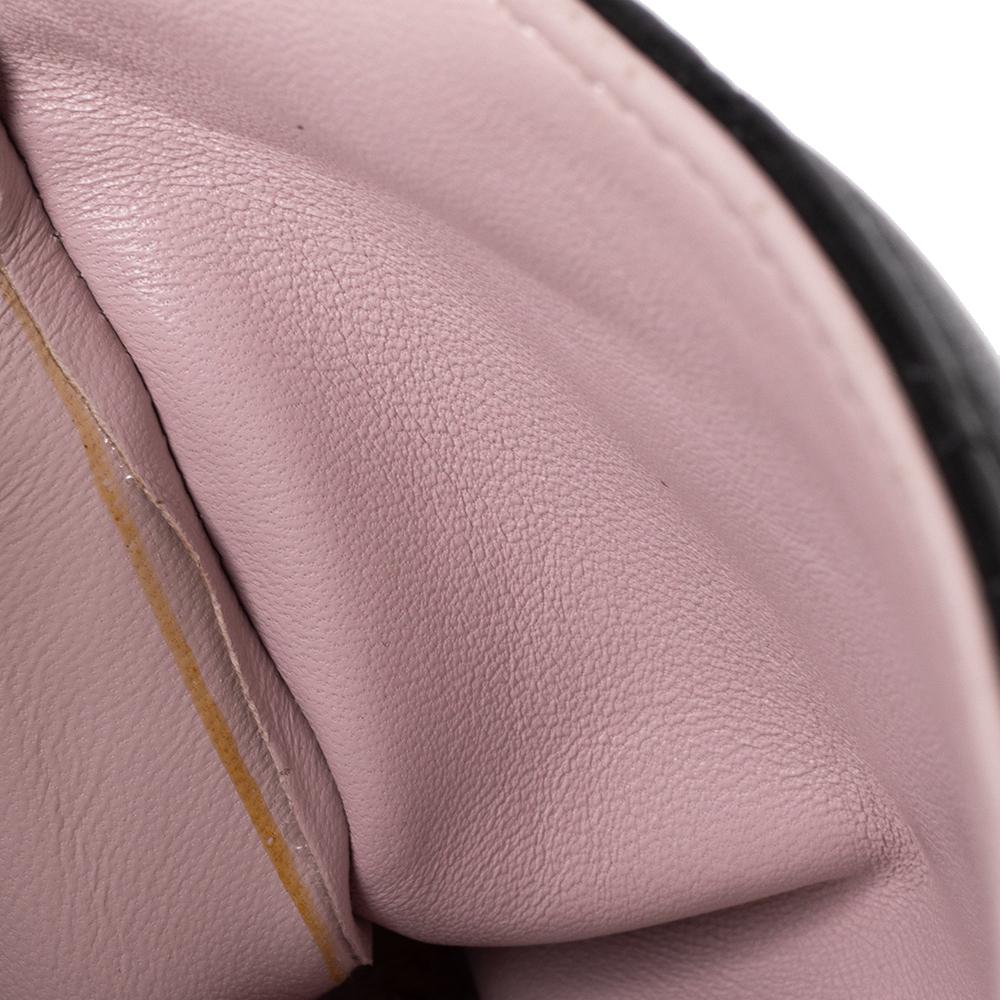 Dior Black Cannage Leather Large Miss Dior Flap Bag 8