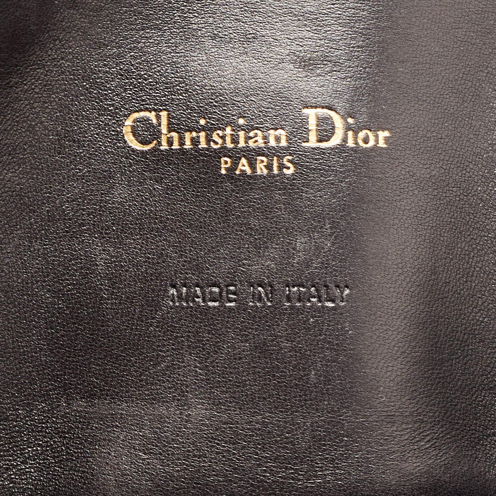 Dior Black Cannage Leather Large Miss Dior Shoulder Bag 4