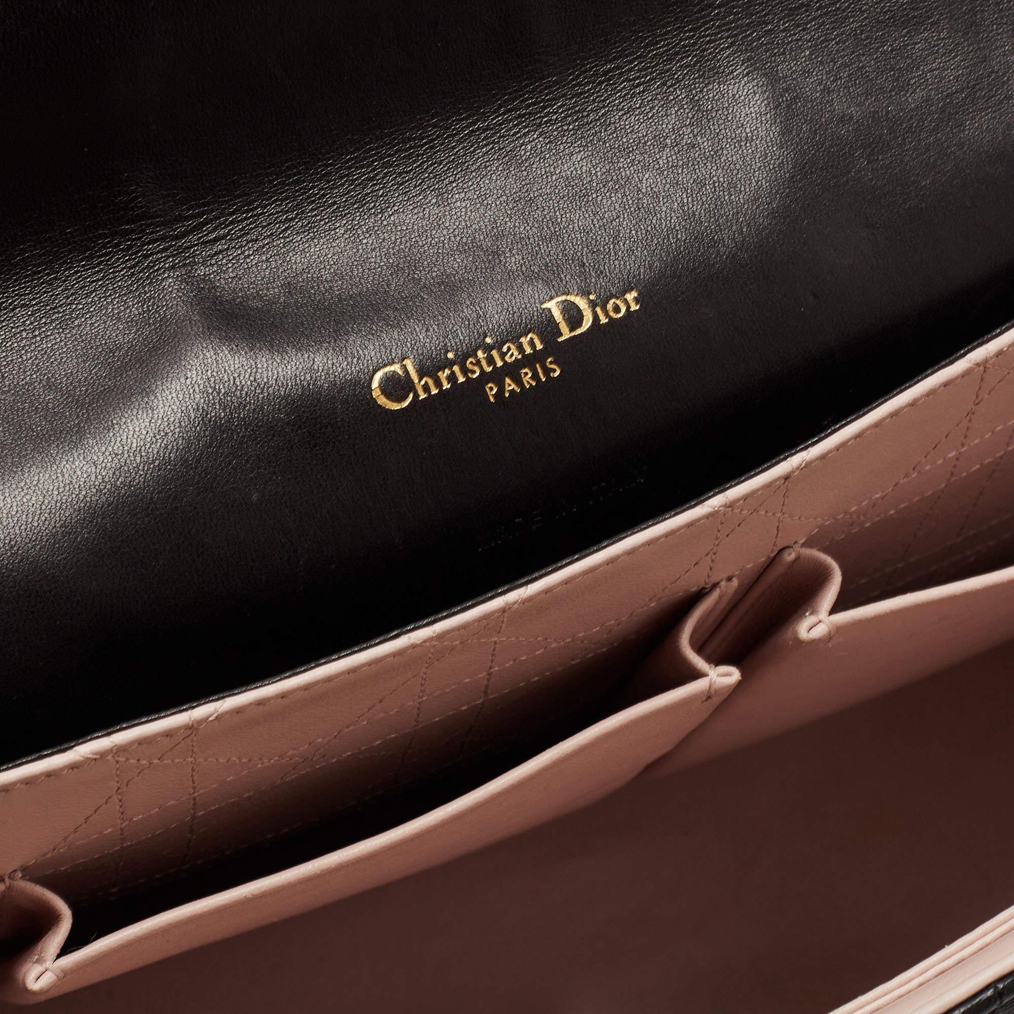 Dior Black Cannage Leather Large Miss Dior Shoulder Bag 5
