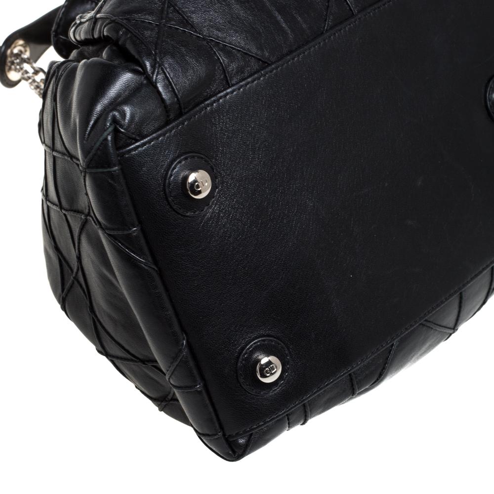 Dior Black Cannage Leather Le Trente Hobo 6