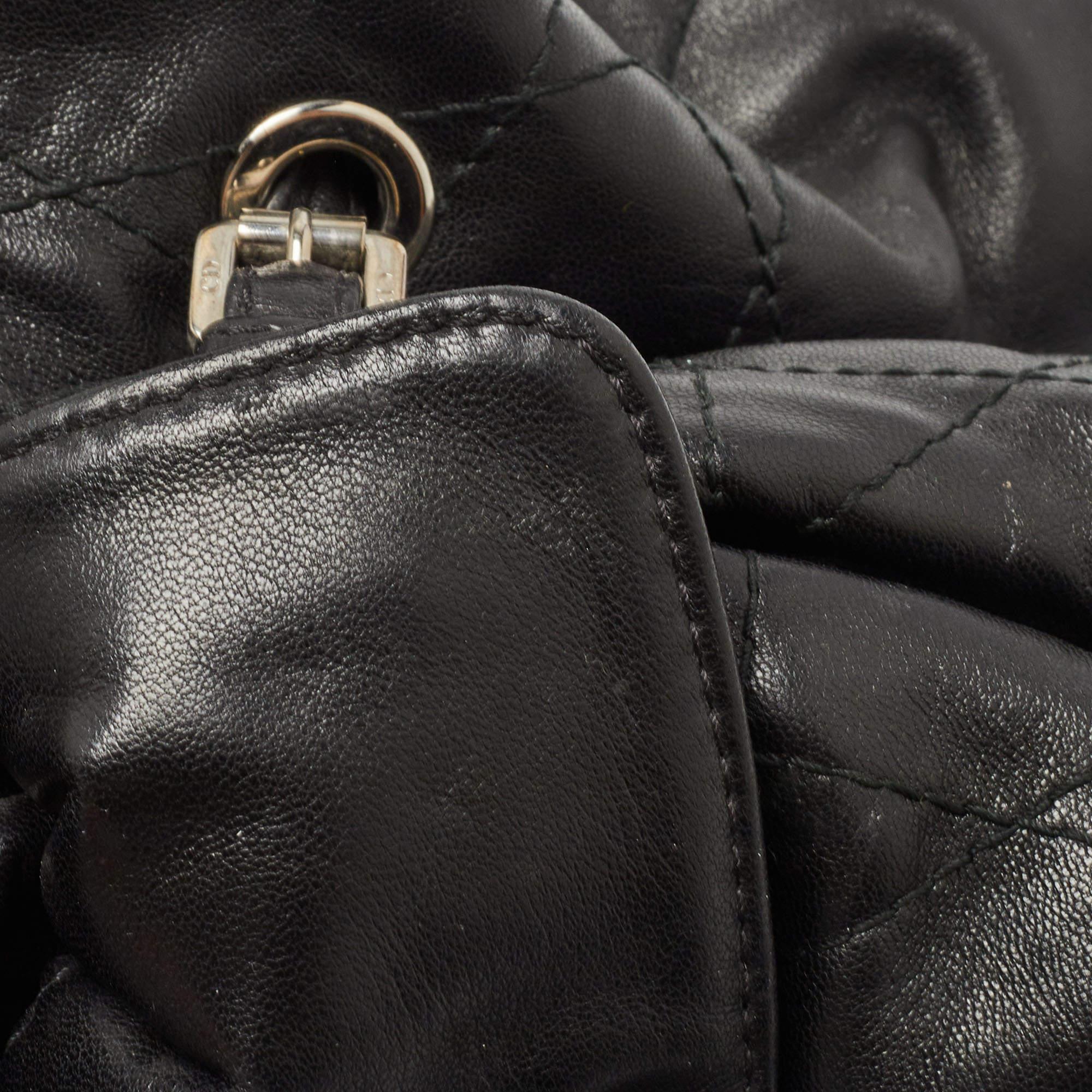 Dior Black Cannage Leather Le Trente Hobo 6