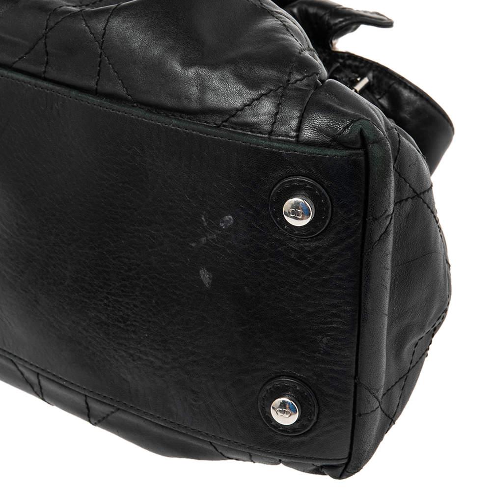 Dior Black Cannage Leather Le Trente Hobo 7