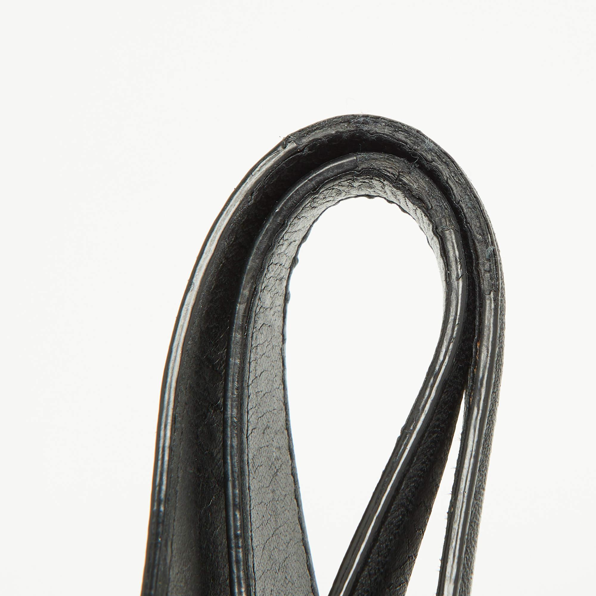 Dior Black Cannage Leather Le Trente Hobo For Sale 9