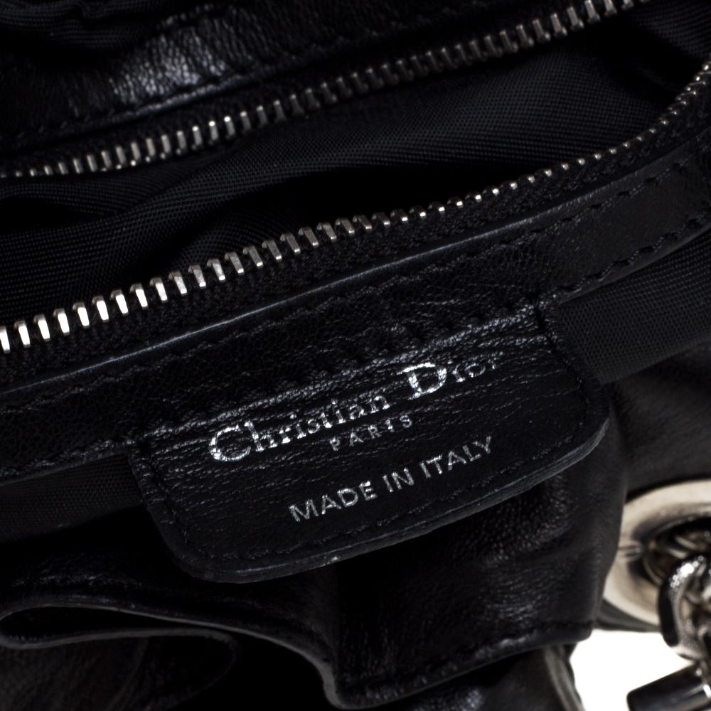 Dior Black Cannage Leather Le Trente Hobo 1