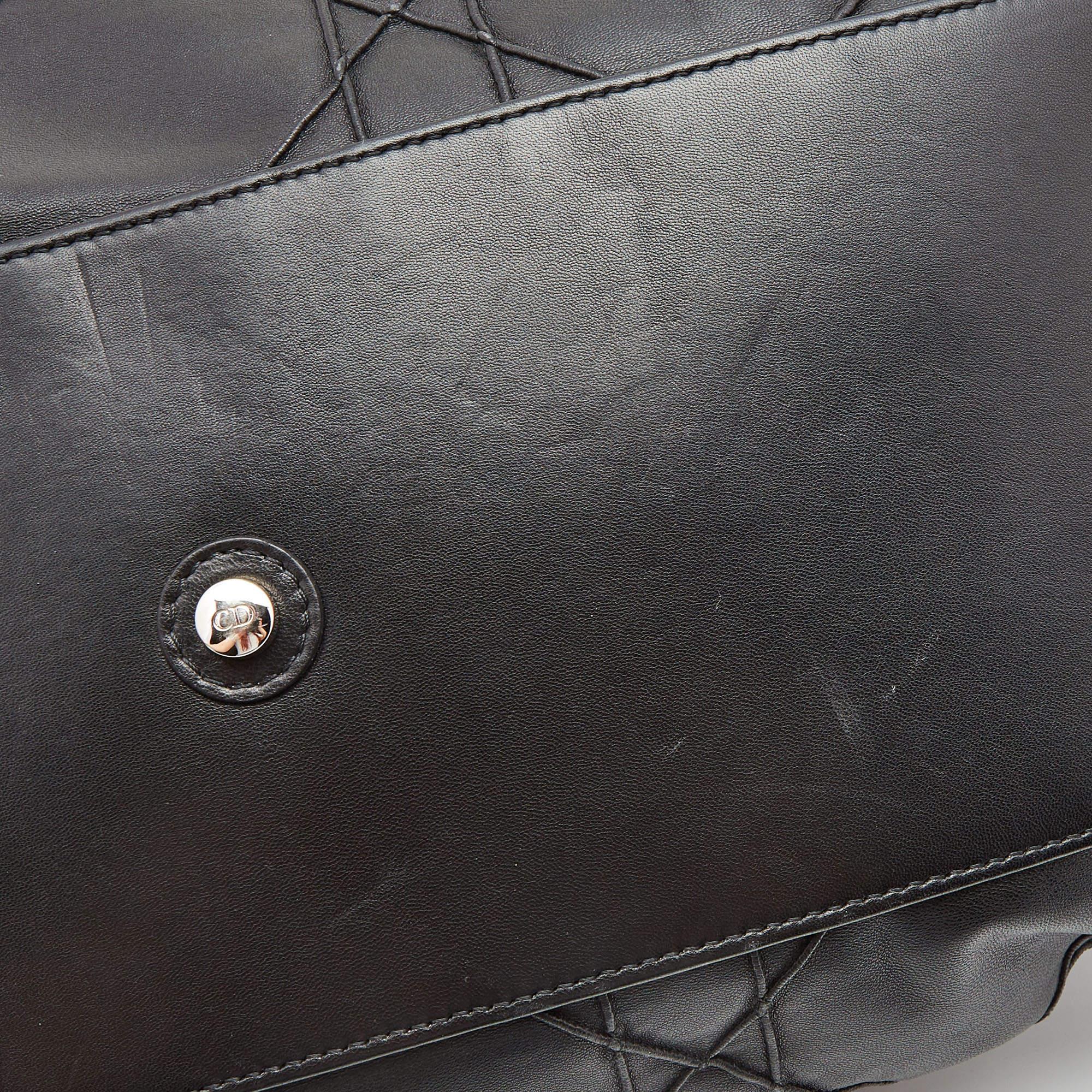 Dior Black Cannage Leather Le Trente Hobo 3