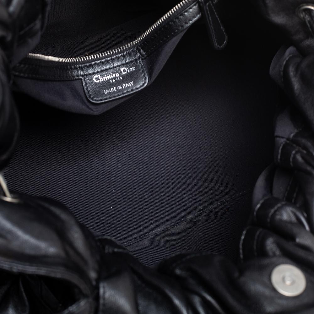 Dior Black Cannage Leather Le Trente Hobo 4