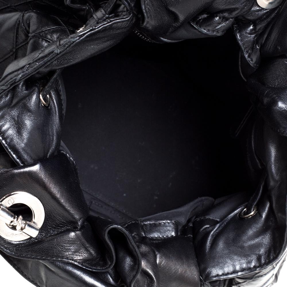 Dior Black Cannage Leather Le Trente Hobo 4