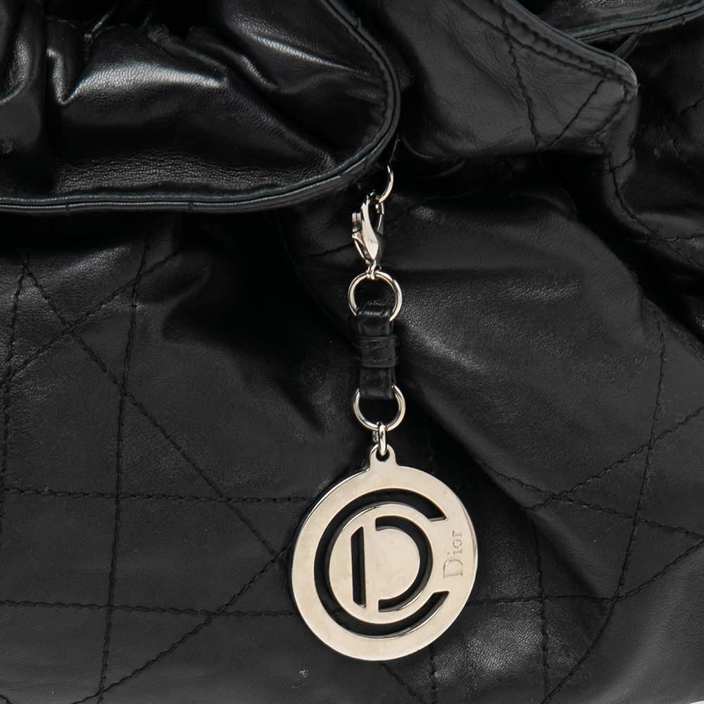 Dior Black Cannage Leather Le Trente Hobo 5