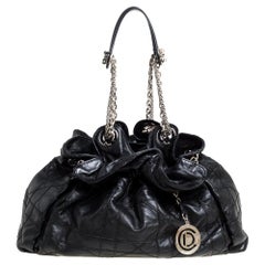 Dior Black Cannage Leather Le Trente Hobo