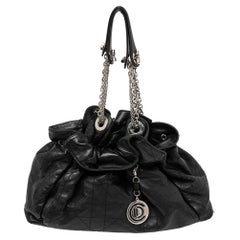 Dior Black Cannage Leather Le Trente Hobo