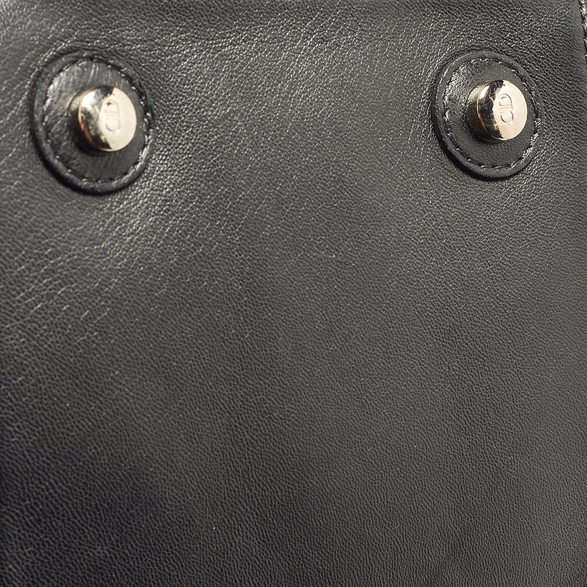 Dior Black Cannage Leather Le Trente Shoulder Bag 7