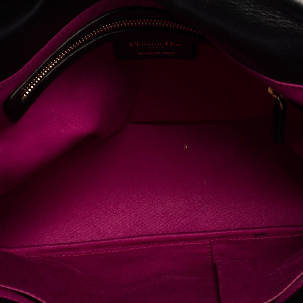 Dior Black Cannage Leather Milly La Forêt Shoulder Bag 6