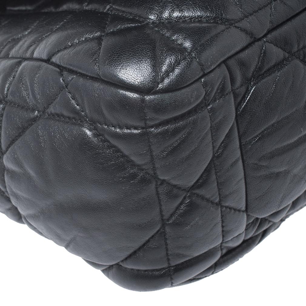 Dior Black Cannage Leather Milly La Forêt Shoulder Bag 4
