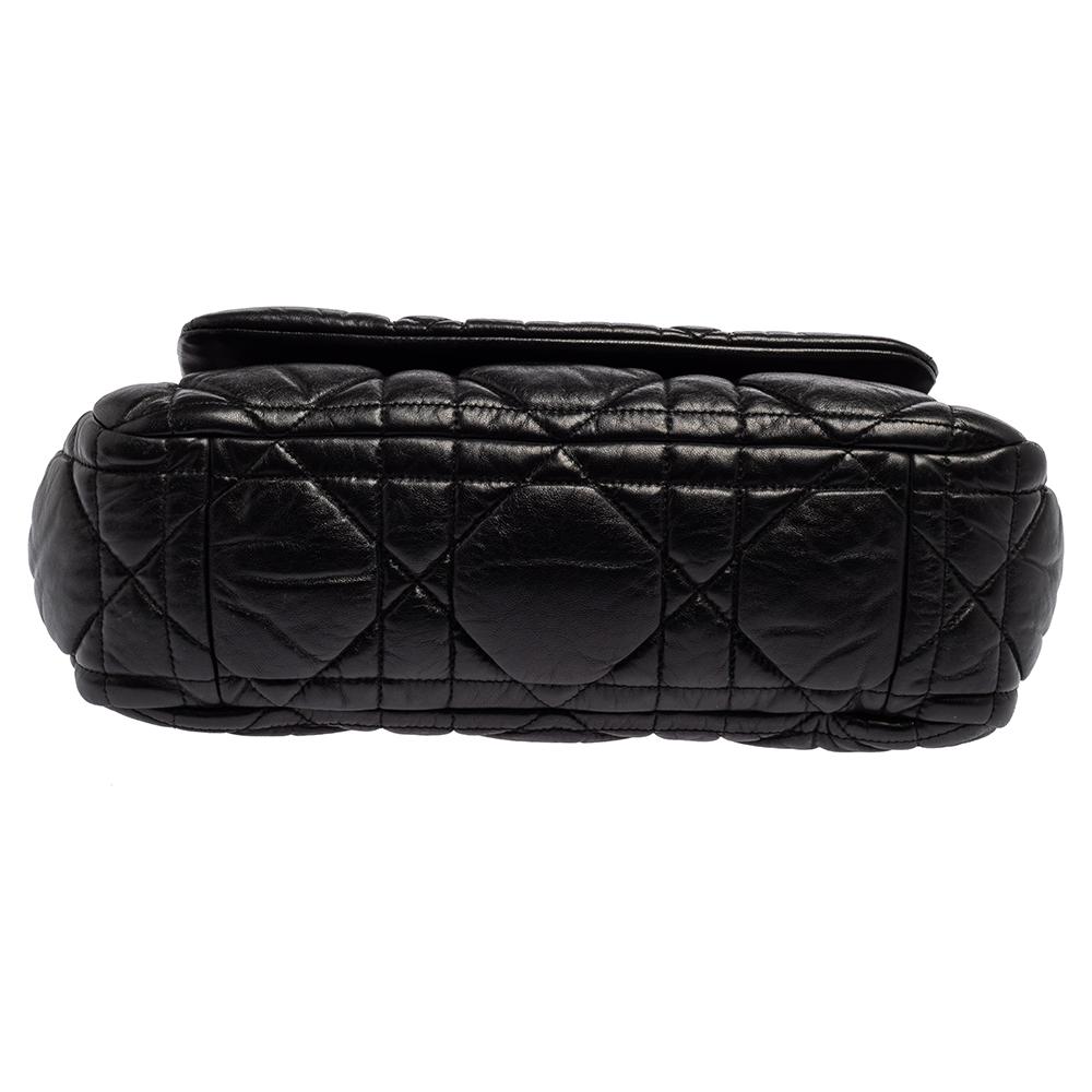 Dior Black Cannage Leather Milly La Forêt Shoulder Bag 1