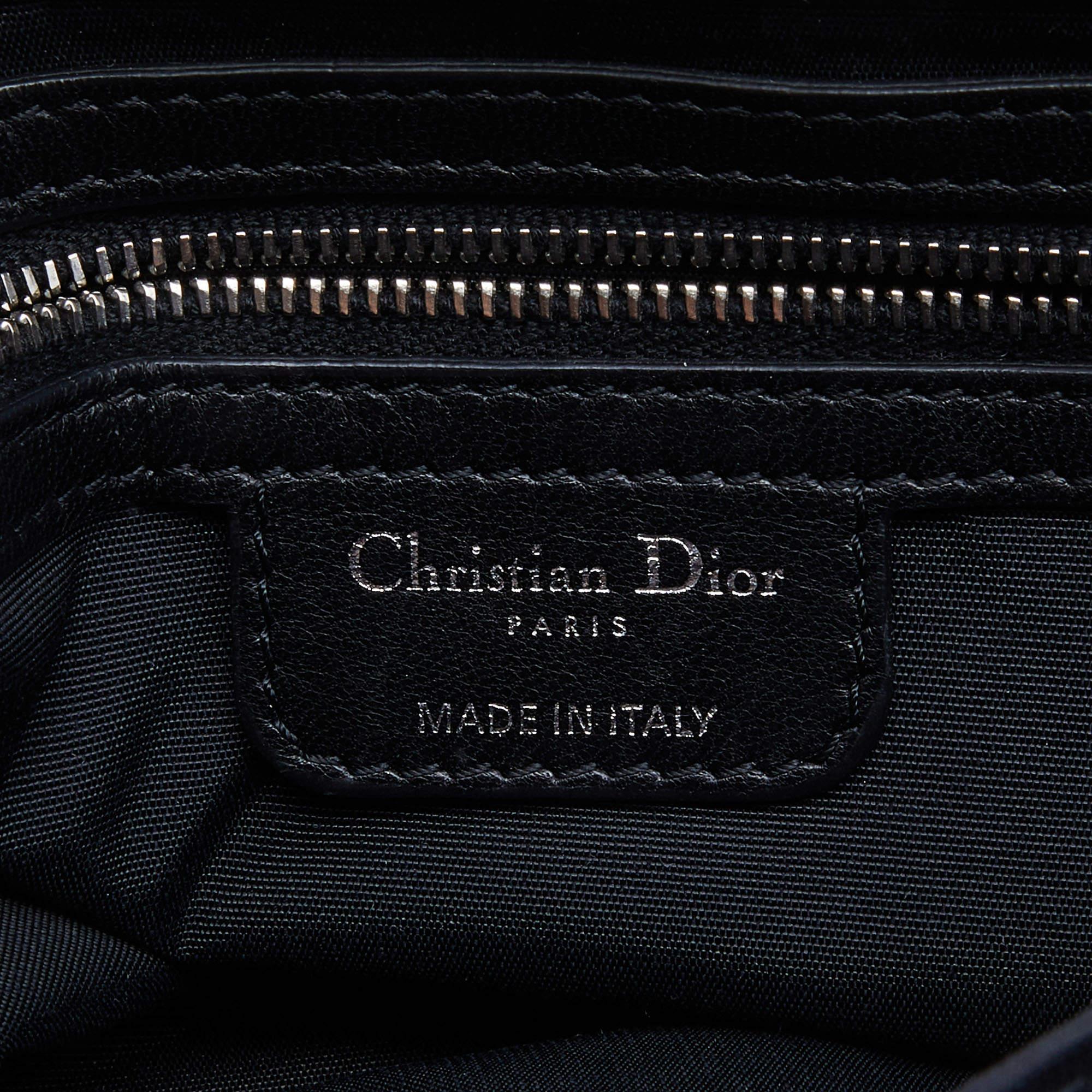 Dior Black Cannage Leather Miss Dior Flap Bag 6