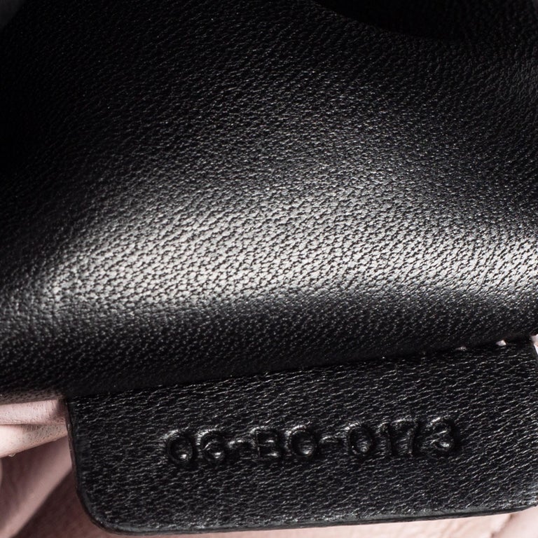 Dior Black Cannage Leather Miss Dior Medium Flap Bag For Sale 9