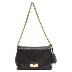 Dior Black Cannage Leather Miss Dior Shoulder Bag