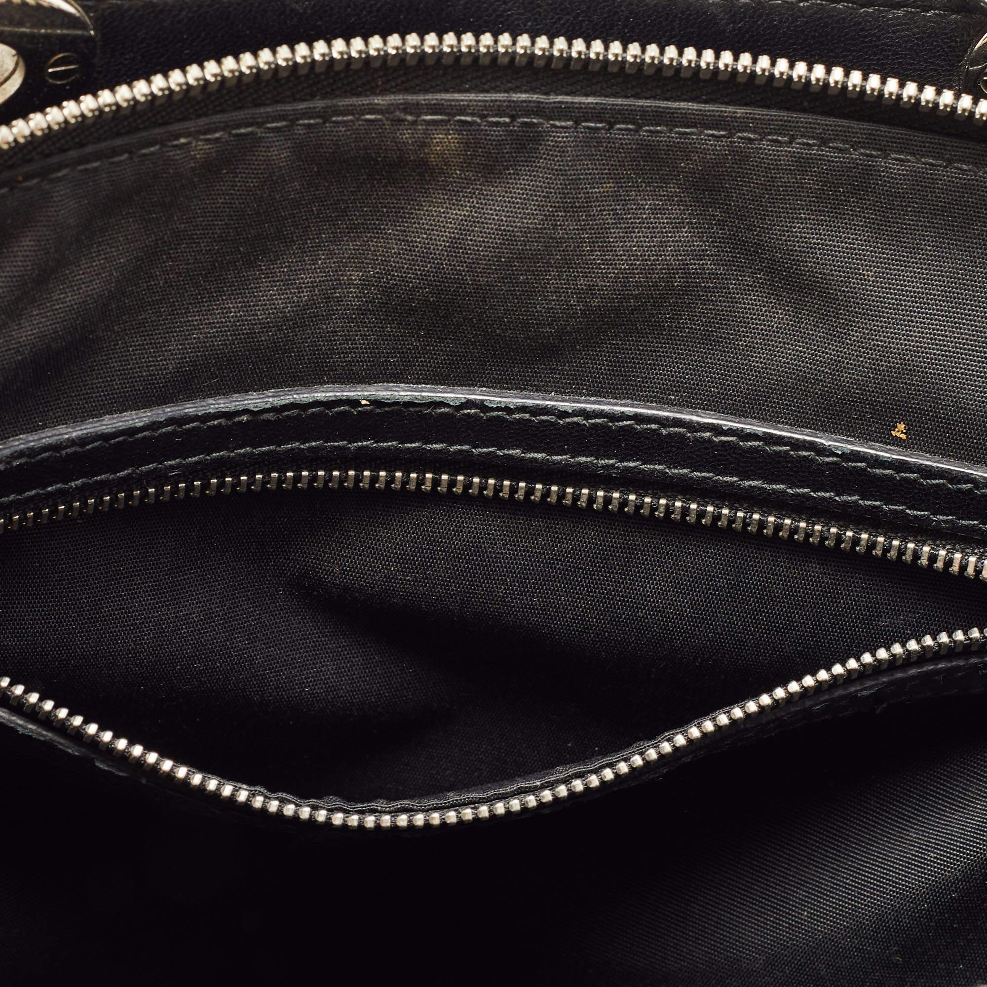 Dior Schwarze Cannage Leder-Tragetasche für die weiche Lady Dior im Angebot 5