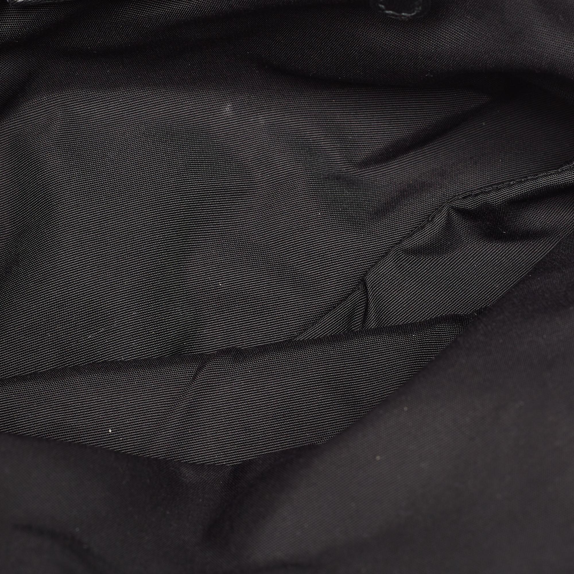 Women's Dior Black Cannage Leather Soft Lady Dior Satchel