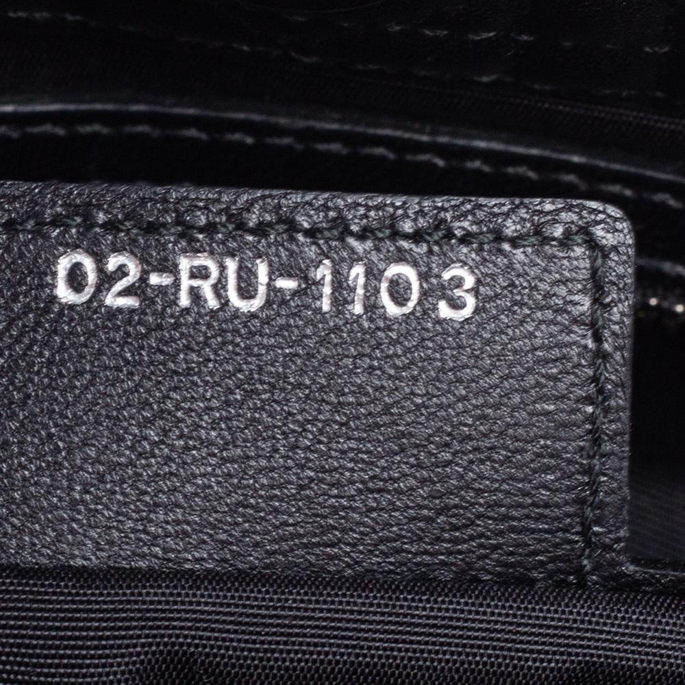 Dior Cannage Negro Piel Suave Lady Dior Shopper Tote 7